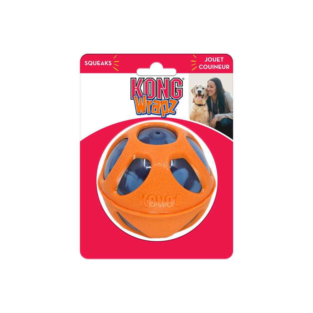 Kong Wrapz Ball Dog Toy - Pet Supplies online store