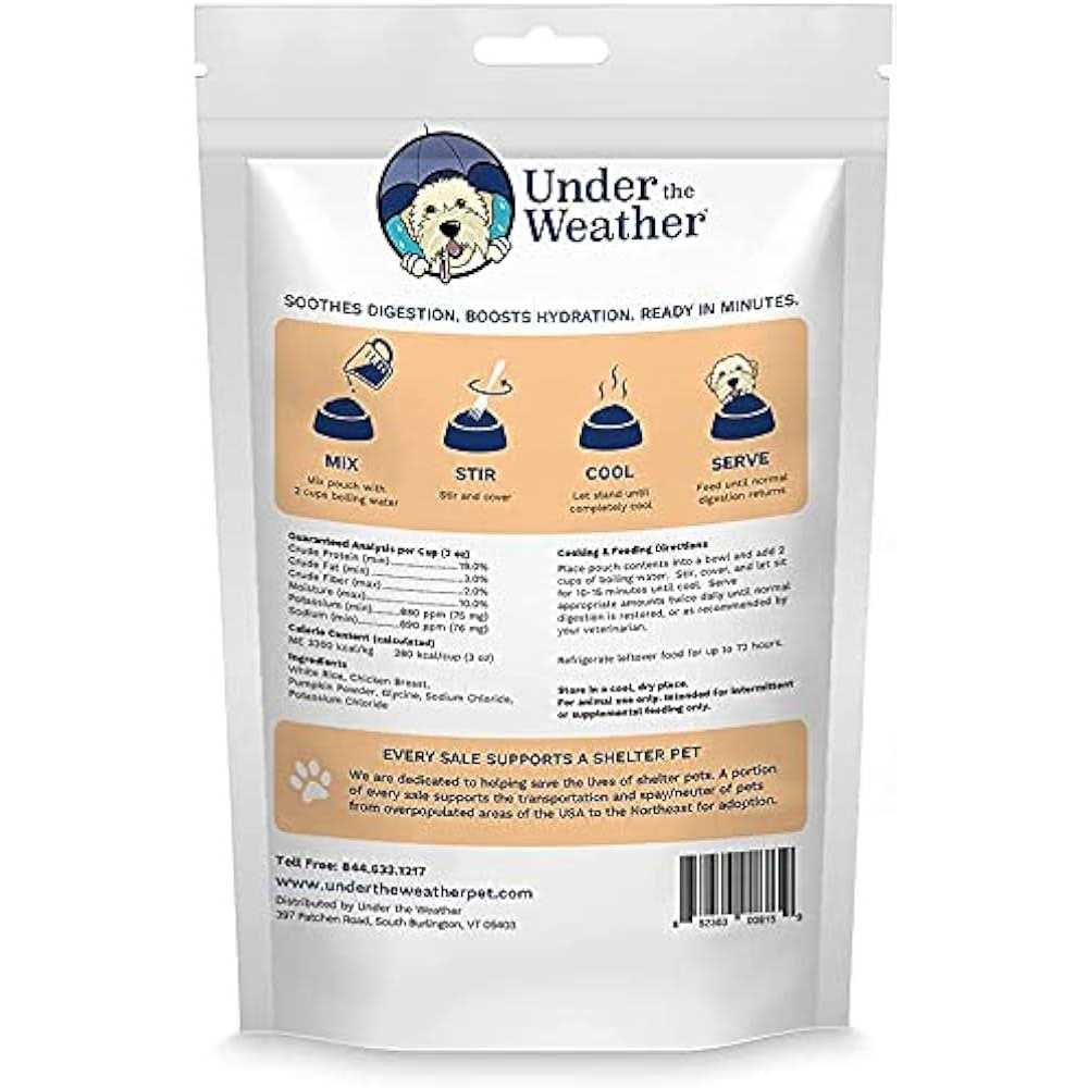 Under the Weather Chicken & Rice Bland Diet for Dogs - Pet Supplies online store