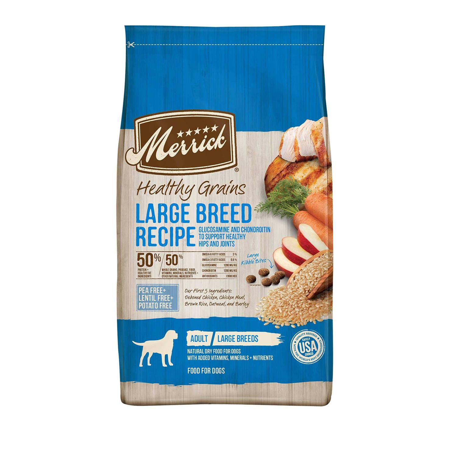 Merrick Healthy Grains Dry Dog Food Large Breed Recipe - Pet Supplies online store