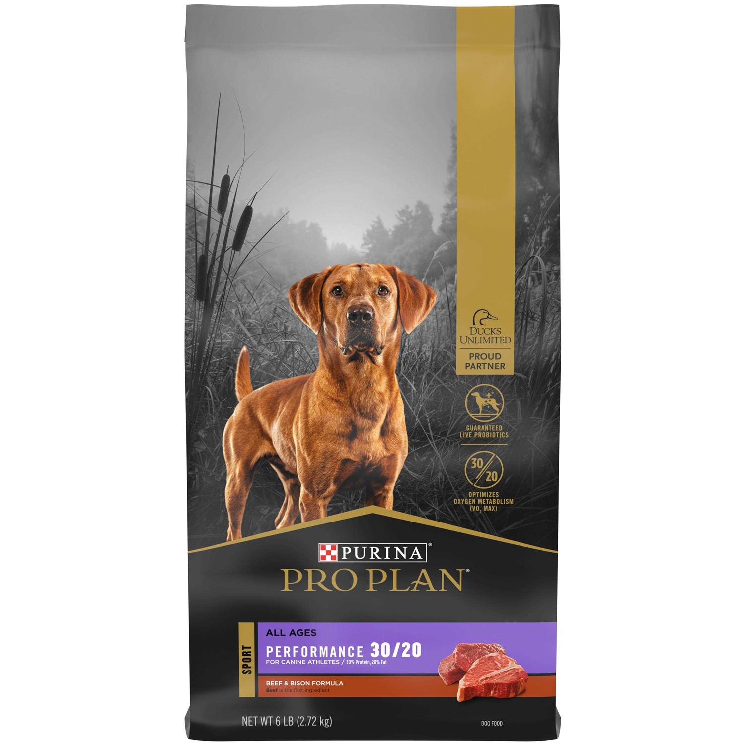 Purina Pro Plan Sport Performance 30/20 Beef & Bison Formula Dry Dog Food - Pet Supplies online store