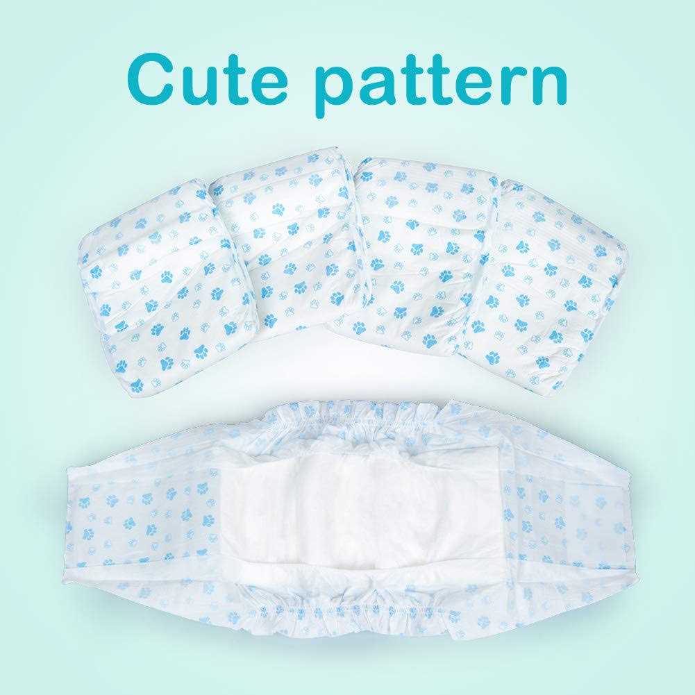 Flying Paws Male Dog Diapers Absorbent Male Dog Wraps Belly Bands for Male Dogs with Leak Protection, Excitable Urination, Incontinence, or Male - Pet Supplies online store