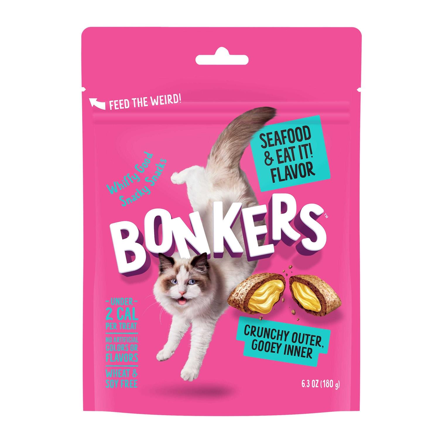 Bonkers Seafood & Eat It Crunchy Cat Treats - Pet Supplies online store
