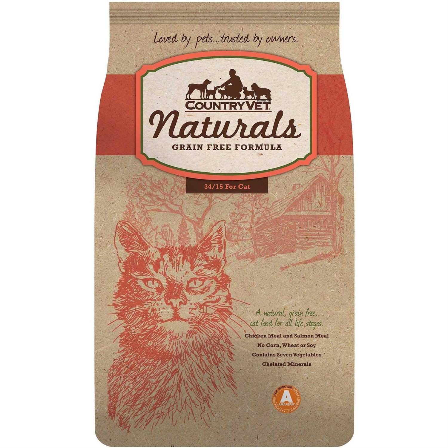 Country Vet Naturals 34-15 Grain-Free Cat Food - Pet Supplies online store