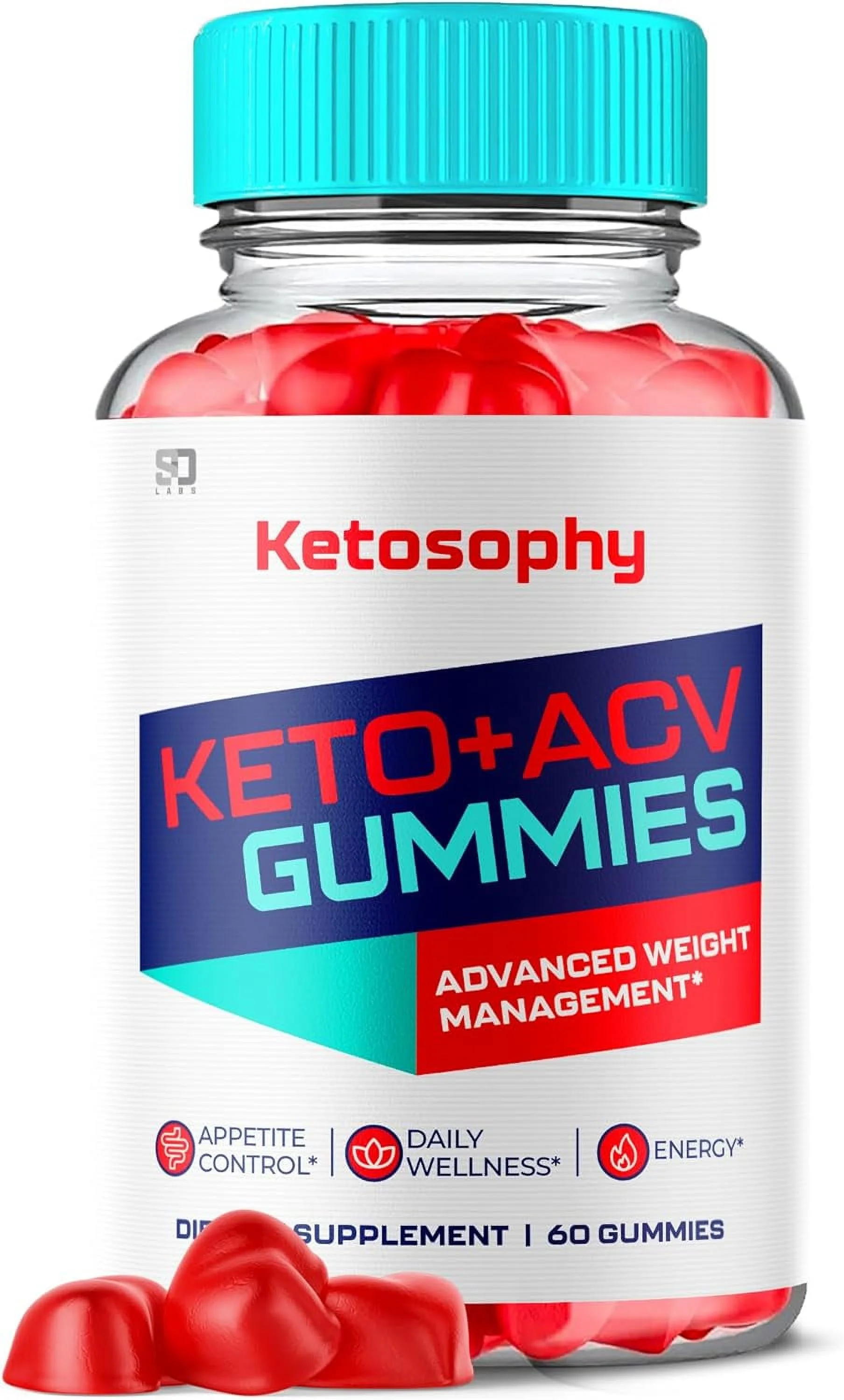 Ketosophy ACV Keto Gummies, Ketosophy Advanced Weight Loss Gummies (60 Gummies)