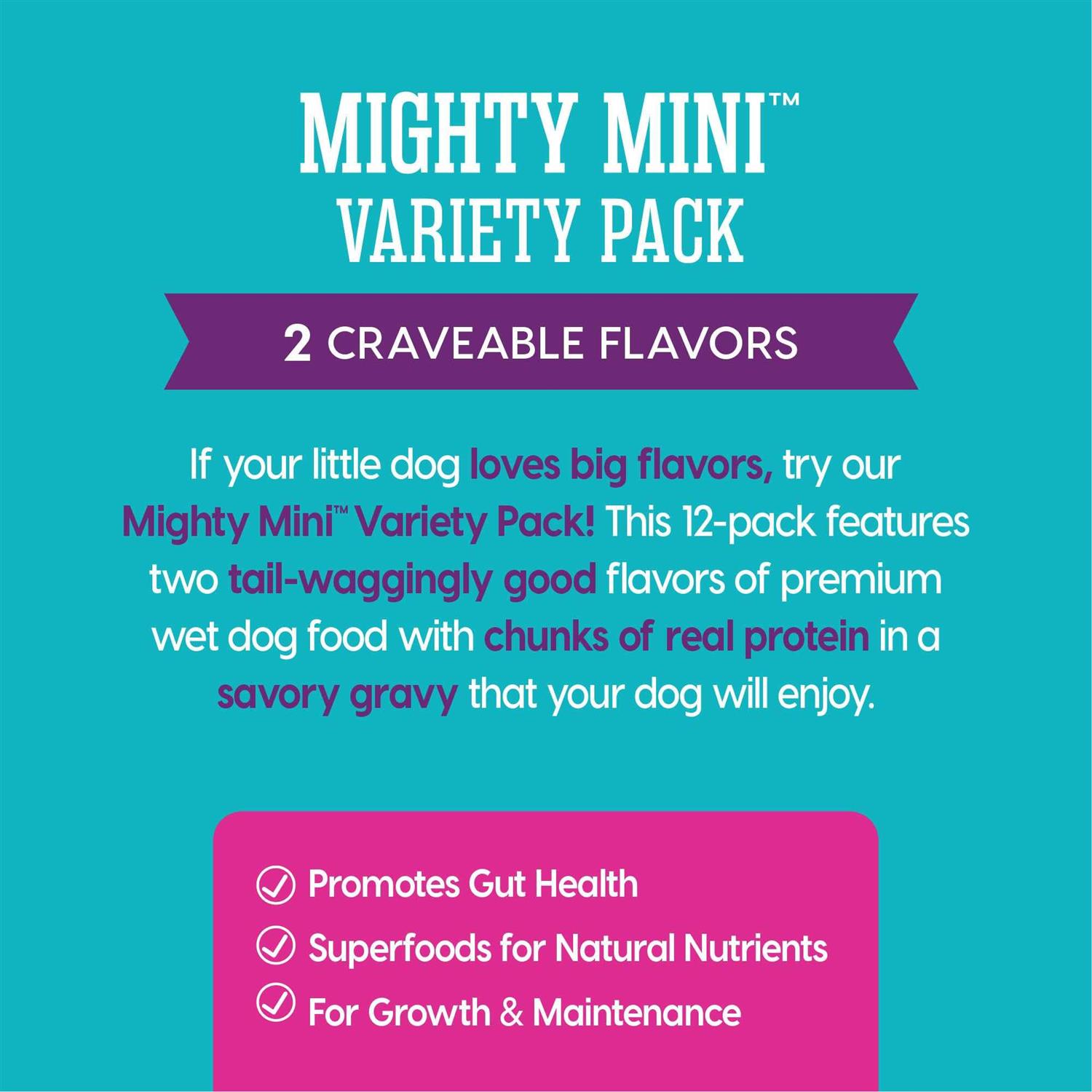 Solid Gold Mighty Mini Variety Pack Wet Dog Food - Pet Supplies online store