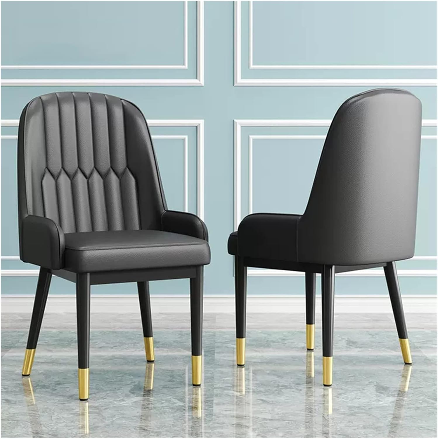 Velvet Armchair for Living Room Bedroom Small Spaces,Upholstered Dining Chairs Modern Accent Side Chair Velvet Armchair Desk Chair with Metal Legs for Living Room