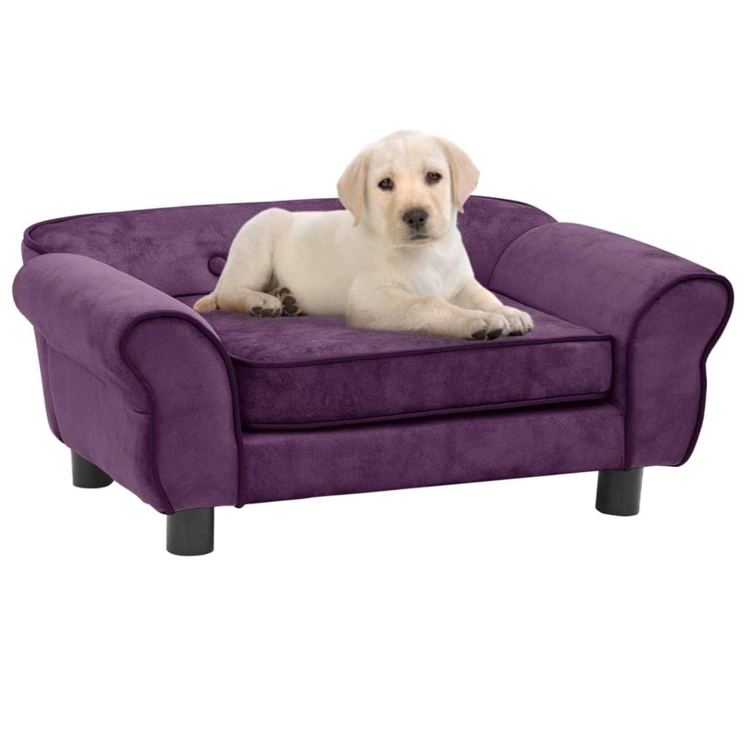 vidaXL Dog Sofa 28.3x17.7x11.8 Plush - Pet Supplies online store