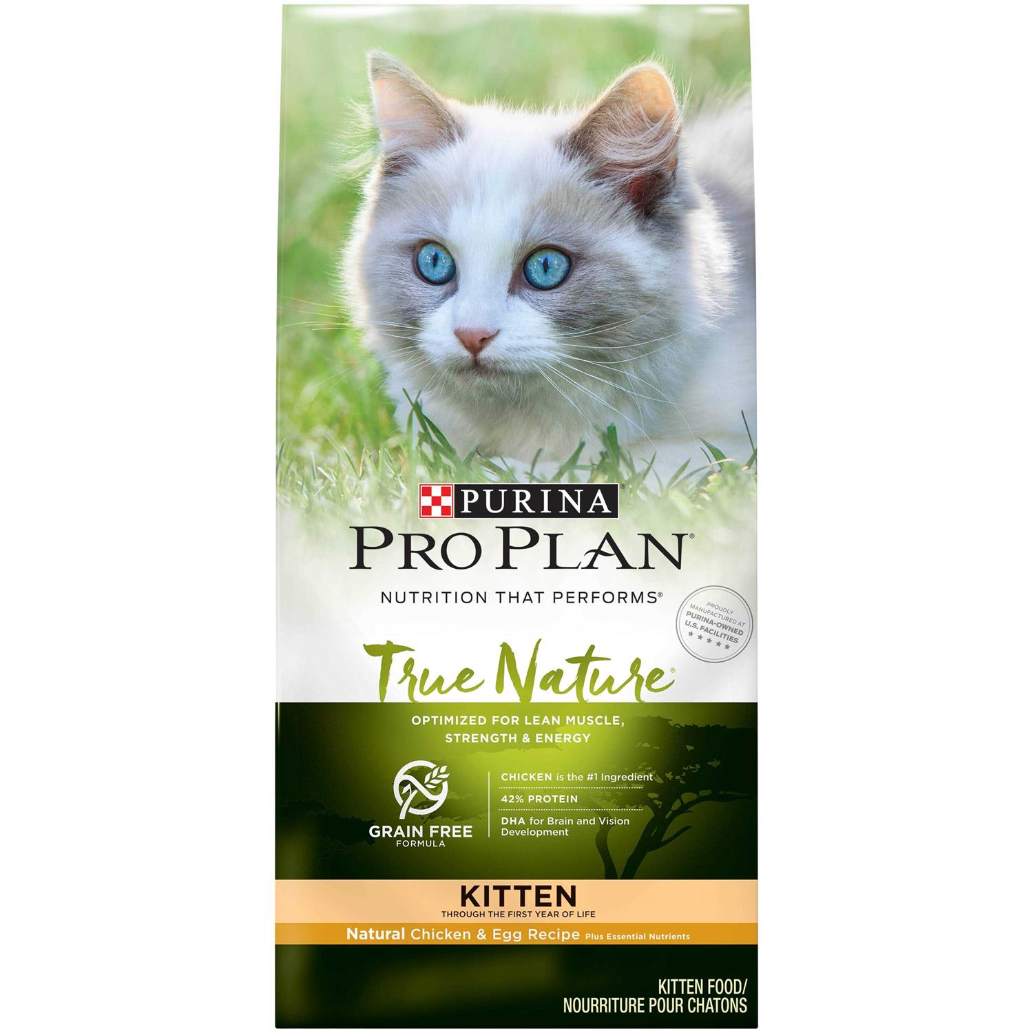 Purina Pro Plan Grain Free High Protein Natural Dry Kitten Food - Pet Supplies online store