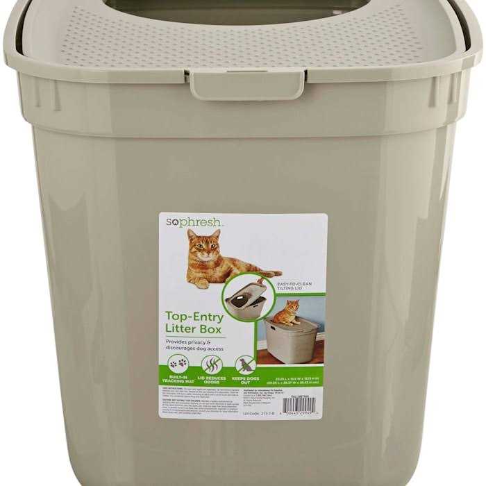 So Phresh Top-Entry Litter Box 23.23 H x 15.5 W x 15.13 L - Pet Supplies online store