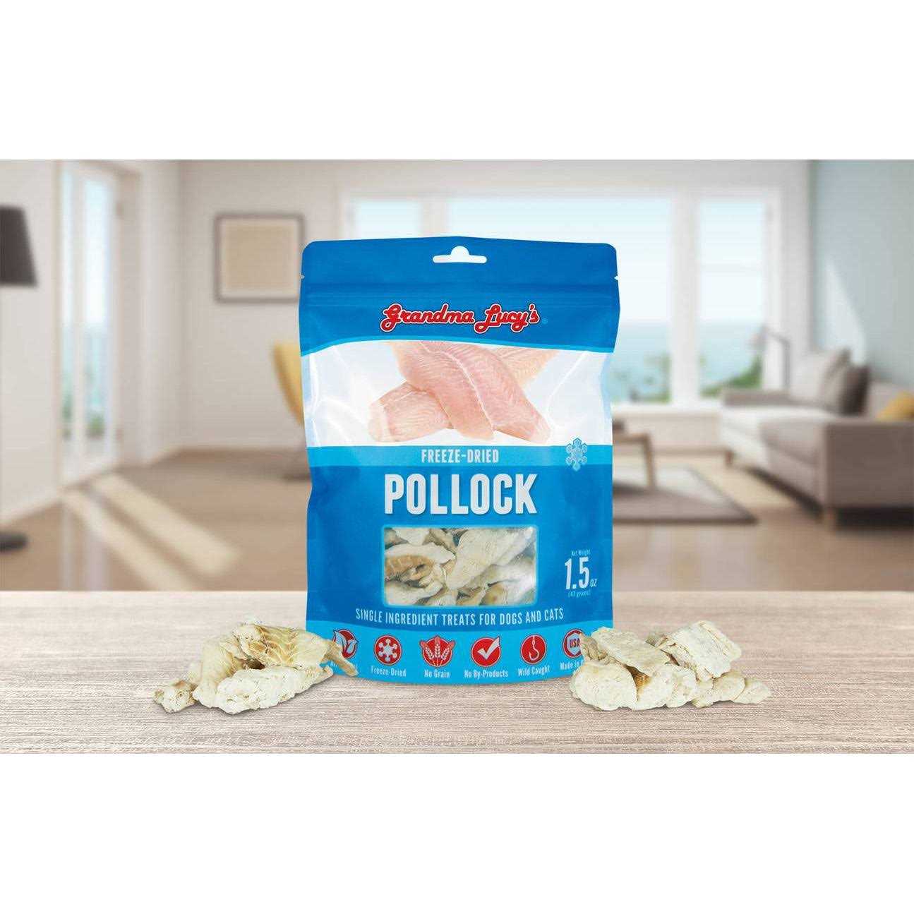Grandma Lucy's Pollock Freeze-Dried Dog Treats - Pet Supplies online store