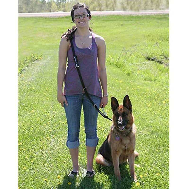 ActiveDogs.com ActiveDogs Hands-Free Adjustable Service Dog Leash 7.5' x.75 Premium Quality Crossbody K9 Training Lead - Pet Supplies online store