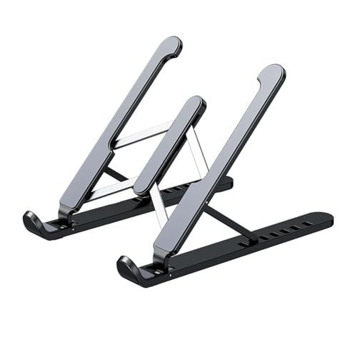 Laptop Stand for Desk, Foldable Portable Laptop Holder，Adjustable Laptop Tablet Stand for Notebook, Tablet, Ipad,Mobile Device and All Type of Laptops
