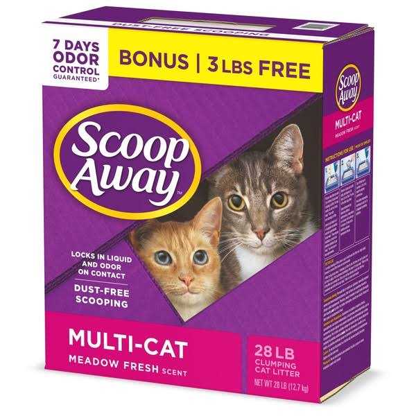 Scoop Away Clumping Cat Litter Multi-Cat - Pet Supplies online store