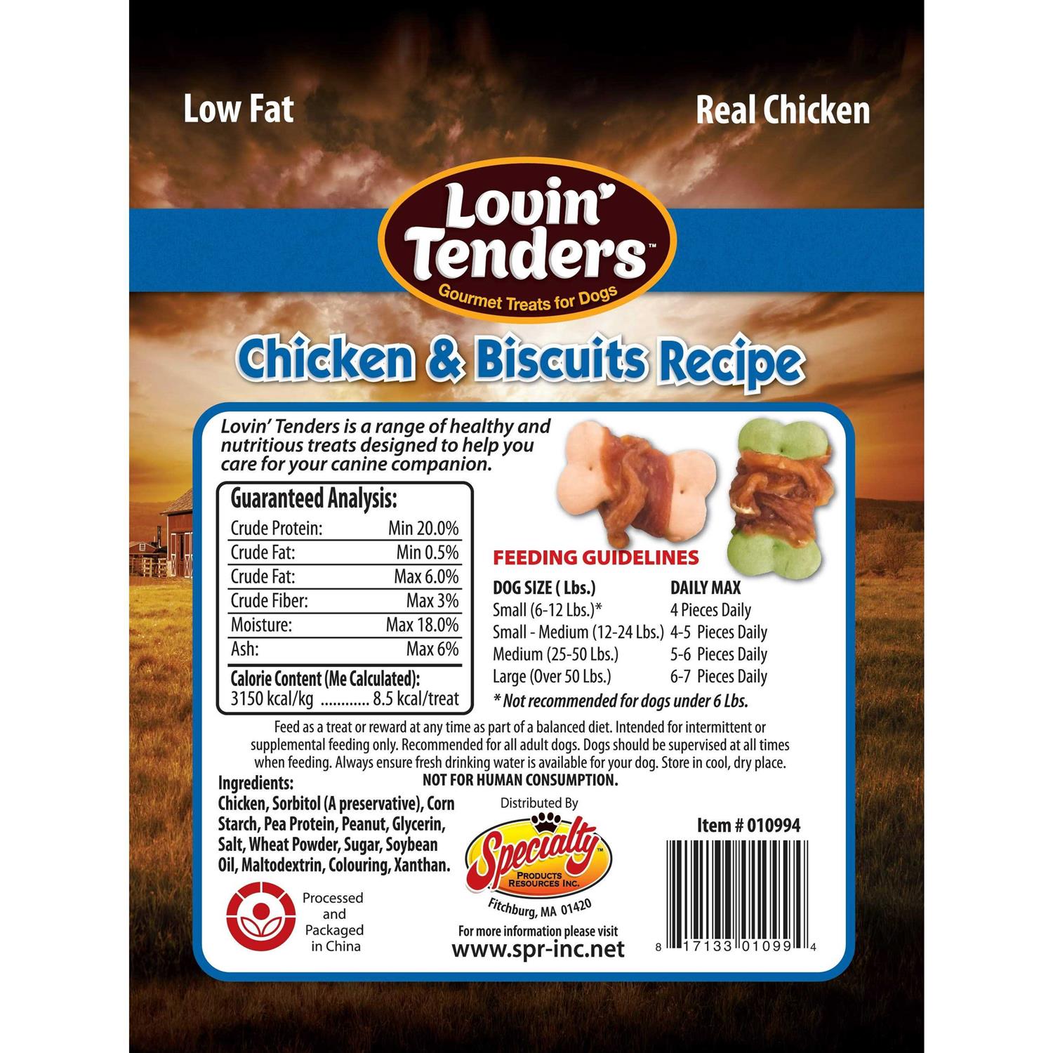 7-ounce Lovin' Tenders Chicken Breast & Biscuits Dog Treat - Pet Supplies online store