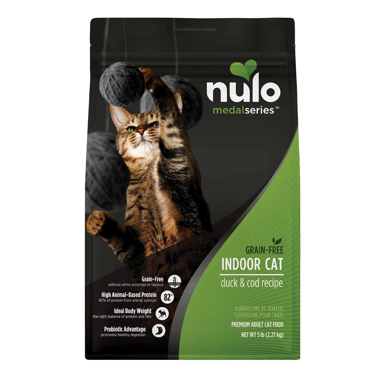Nulo Grain Free Duck & Cod MedalSeries Adult Cat Dry Food - Pet Supplies online store