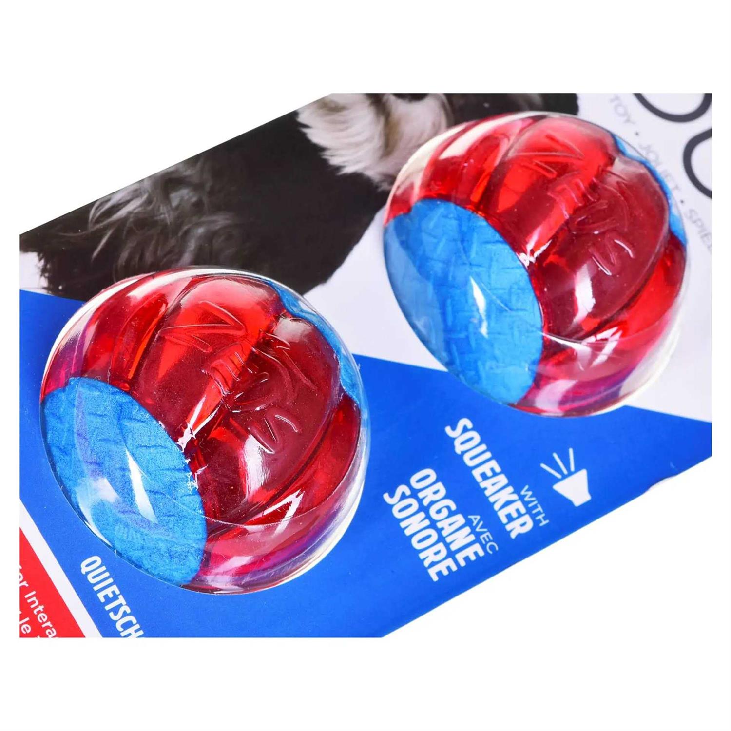 Zeus Duo Ball Dog Toy with Squeaker - Pet Supplies online store