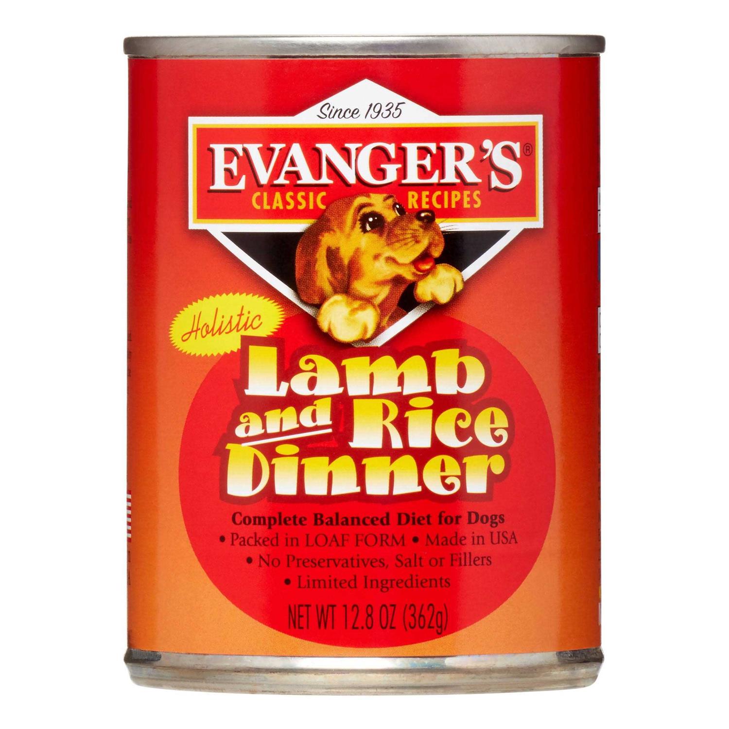 Evanger's Classic Lamb and Rice Dinner Canned Dog Food - Pet Supplies online store