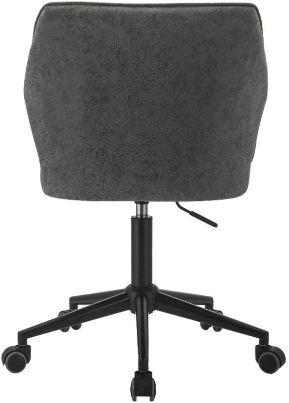 Pakuna Office Chair, Vintage Gray PU & Black 92942
