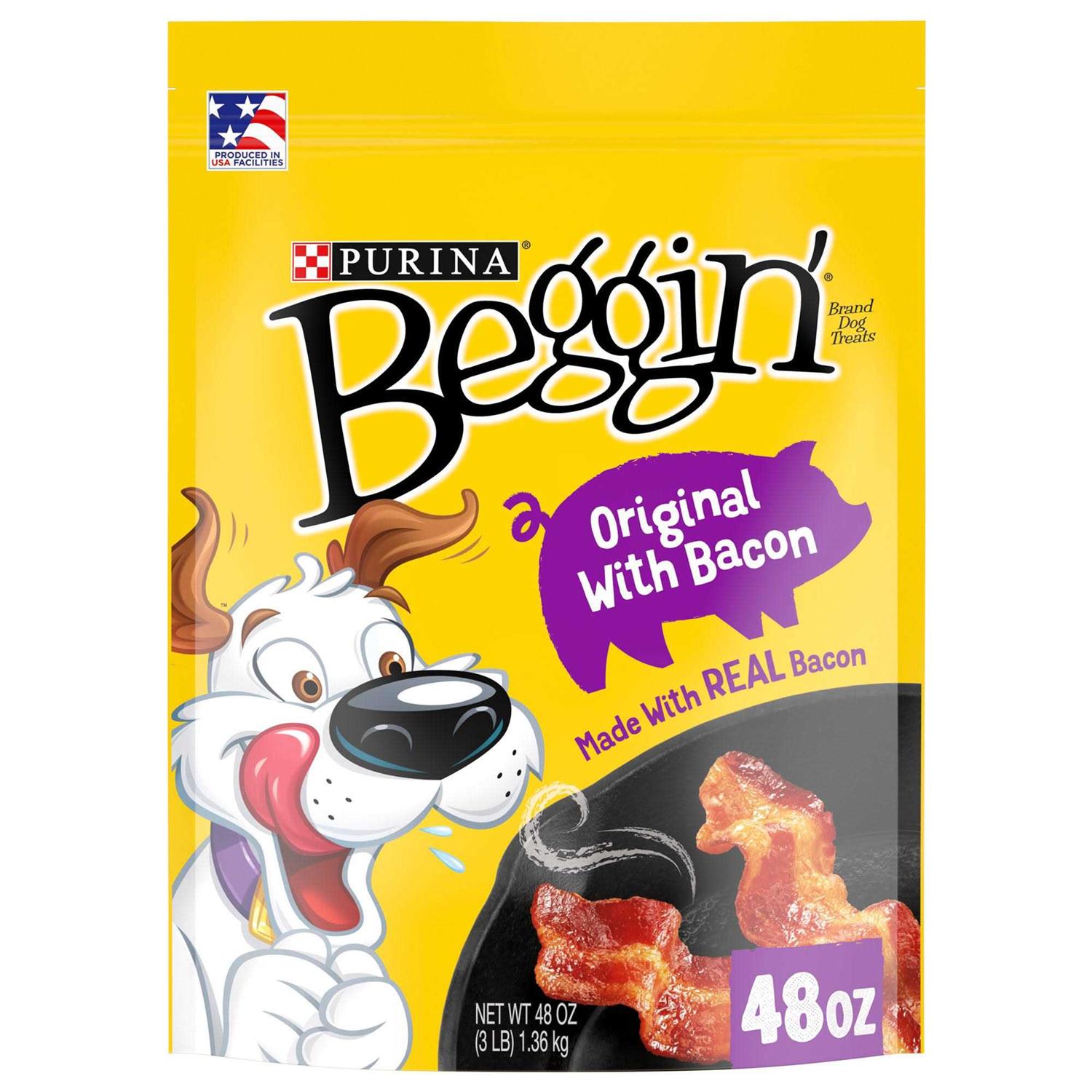 Purina Beggin Bacon Strips Dog Treats - Pet Supplies online store