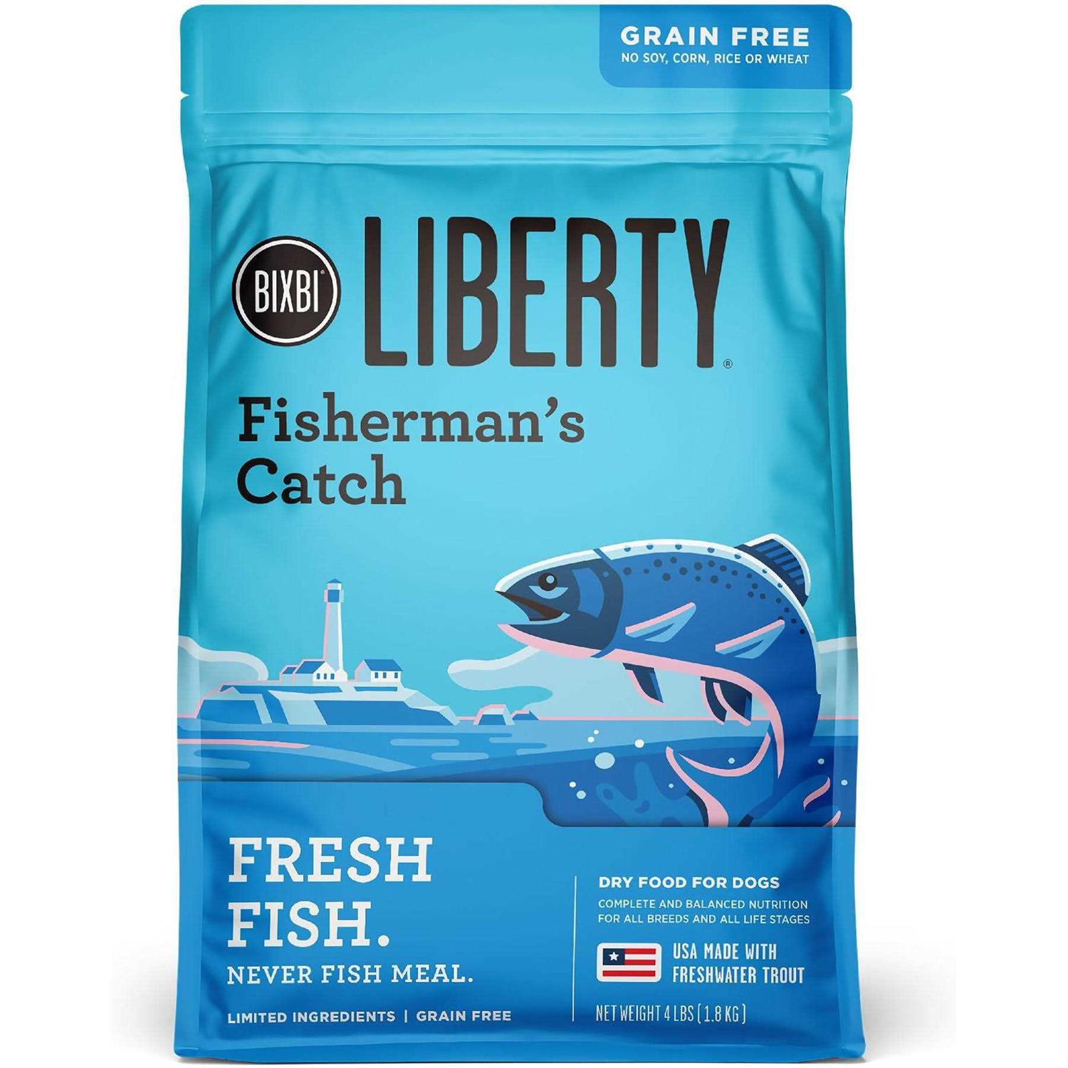 Bixbi Liberty Fisherman's Catch Grain-Free Dry Dog Food - Pet Supplies online store