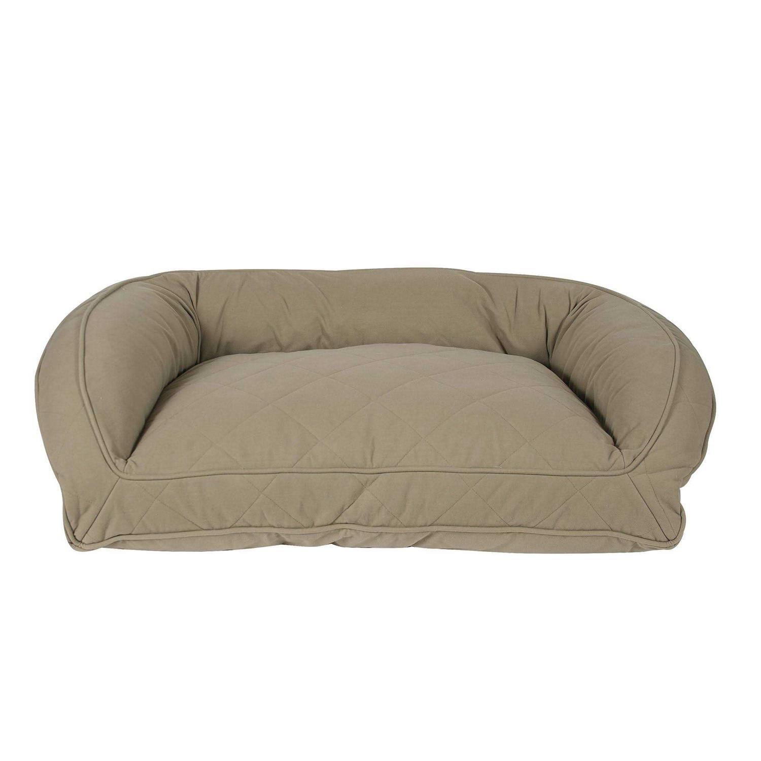 Carolina Pet Quilted Microfiber Bolster Bed - Pet Supplies online store