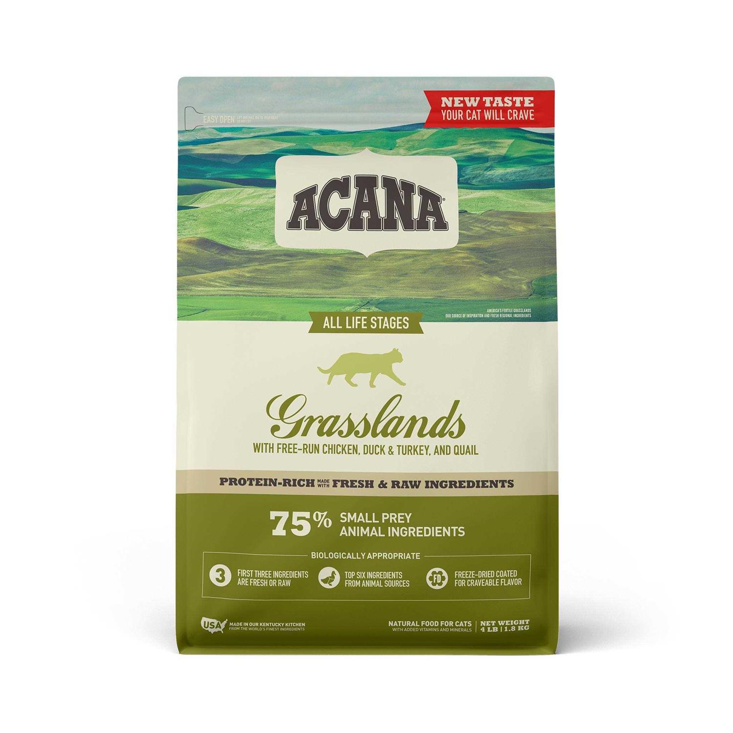 Acana Grasslands Dry Cat Food - Pet Supplies online store