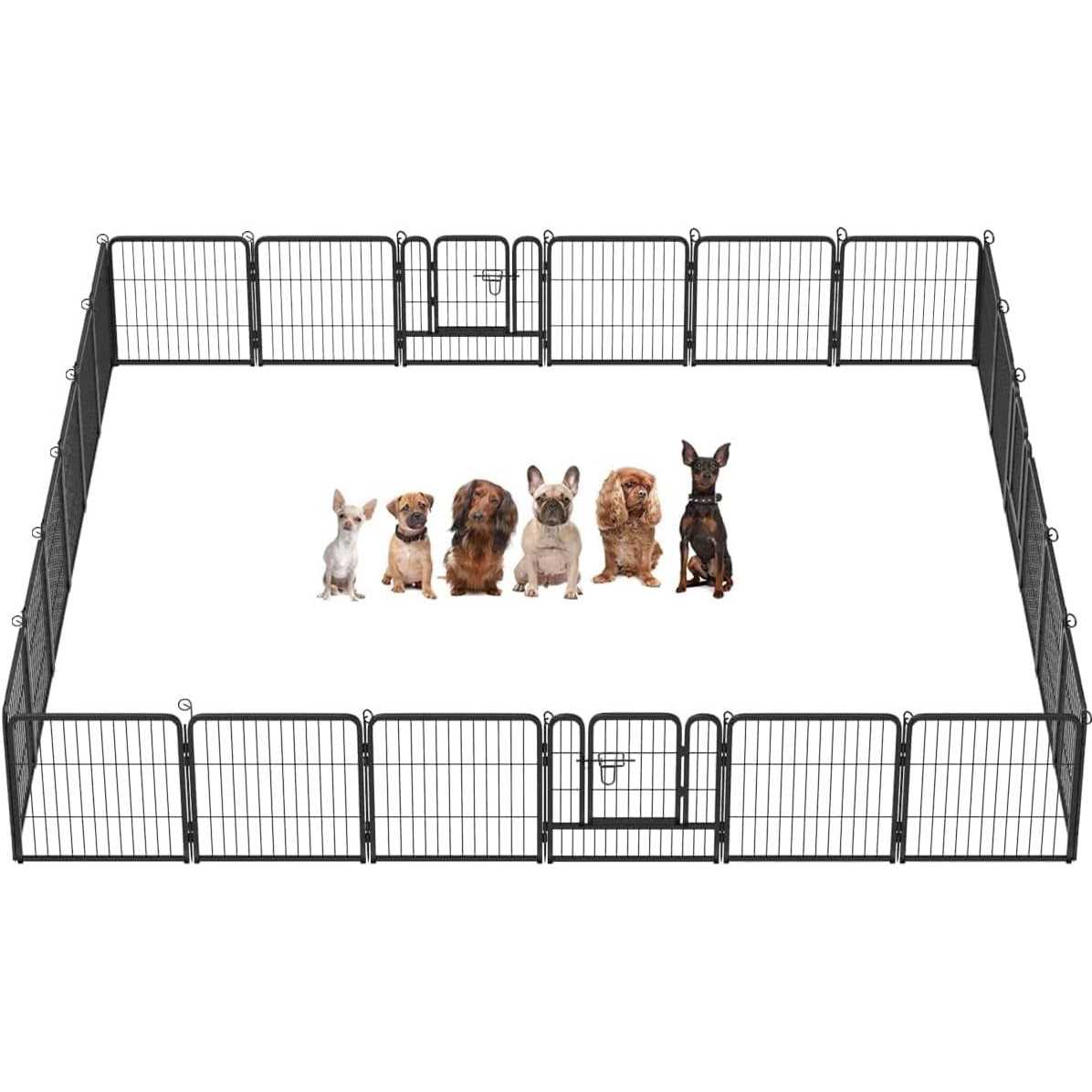 Bestpet Heavy Duty Pet Playpen Dog Exercise Pen Cat Fence - Pet Supplies online store
