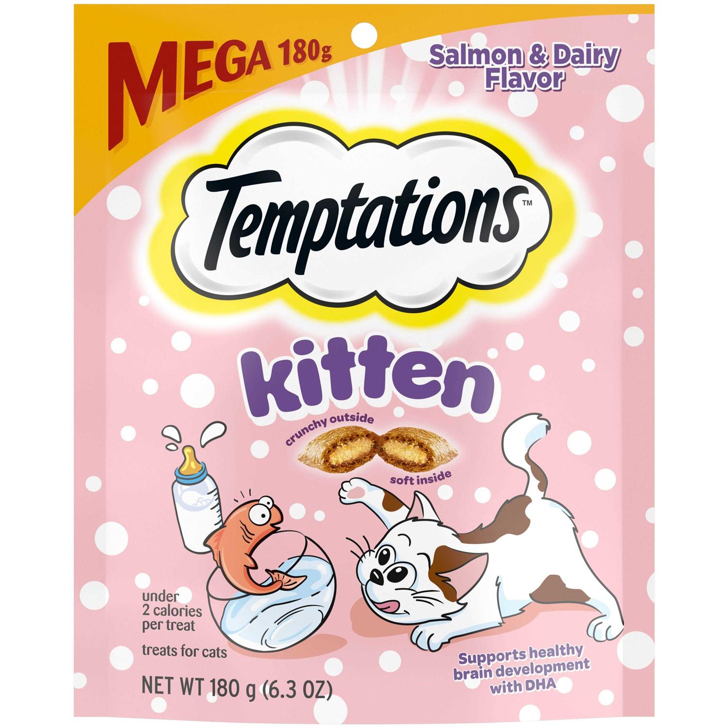 Temptations Crunchy and Soft Kitten Treats Dairy Flavor - Pet Supplies online store