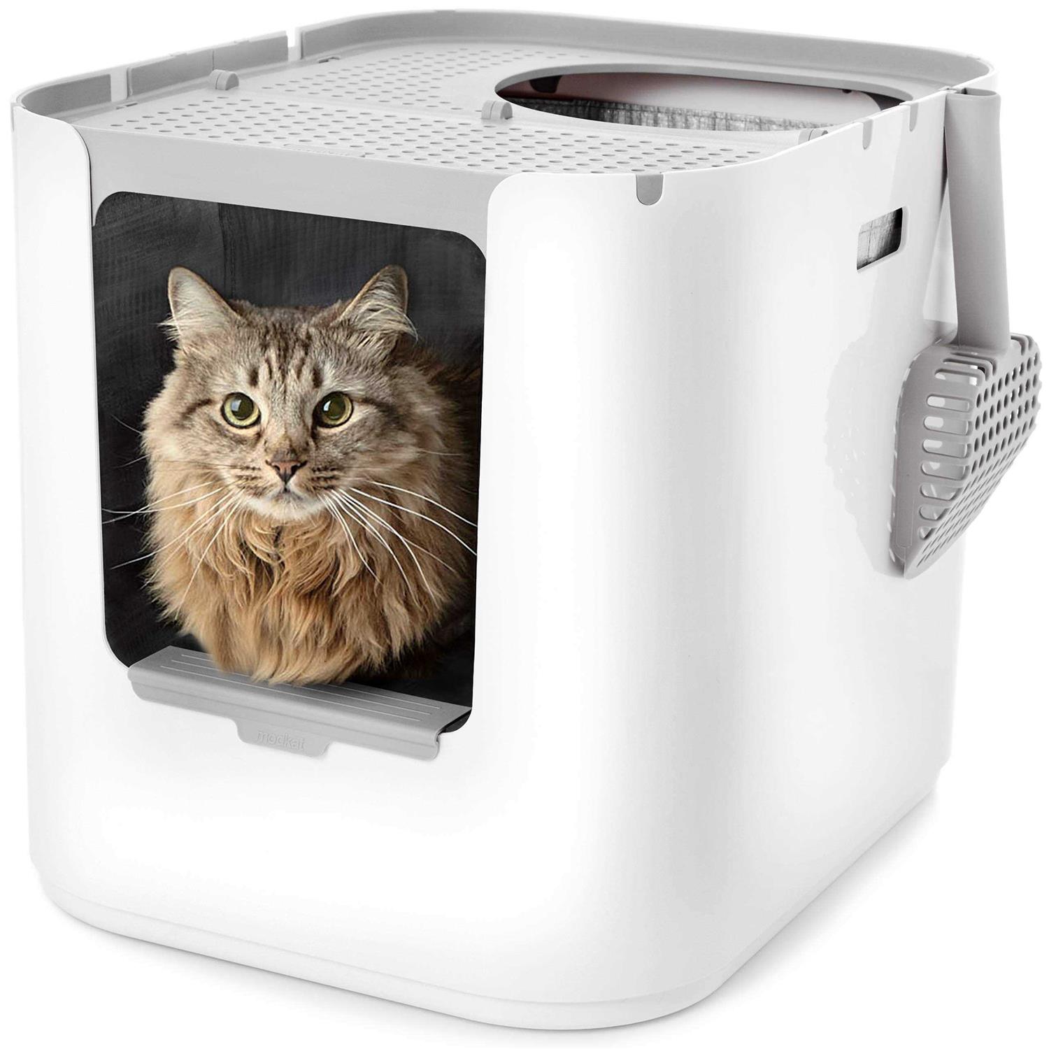 Modkat MKXL103 XL Litter Box, Top-Entry or Front-Entry Configurable - Pet Supplies online store