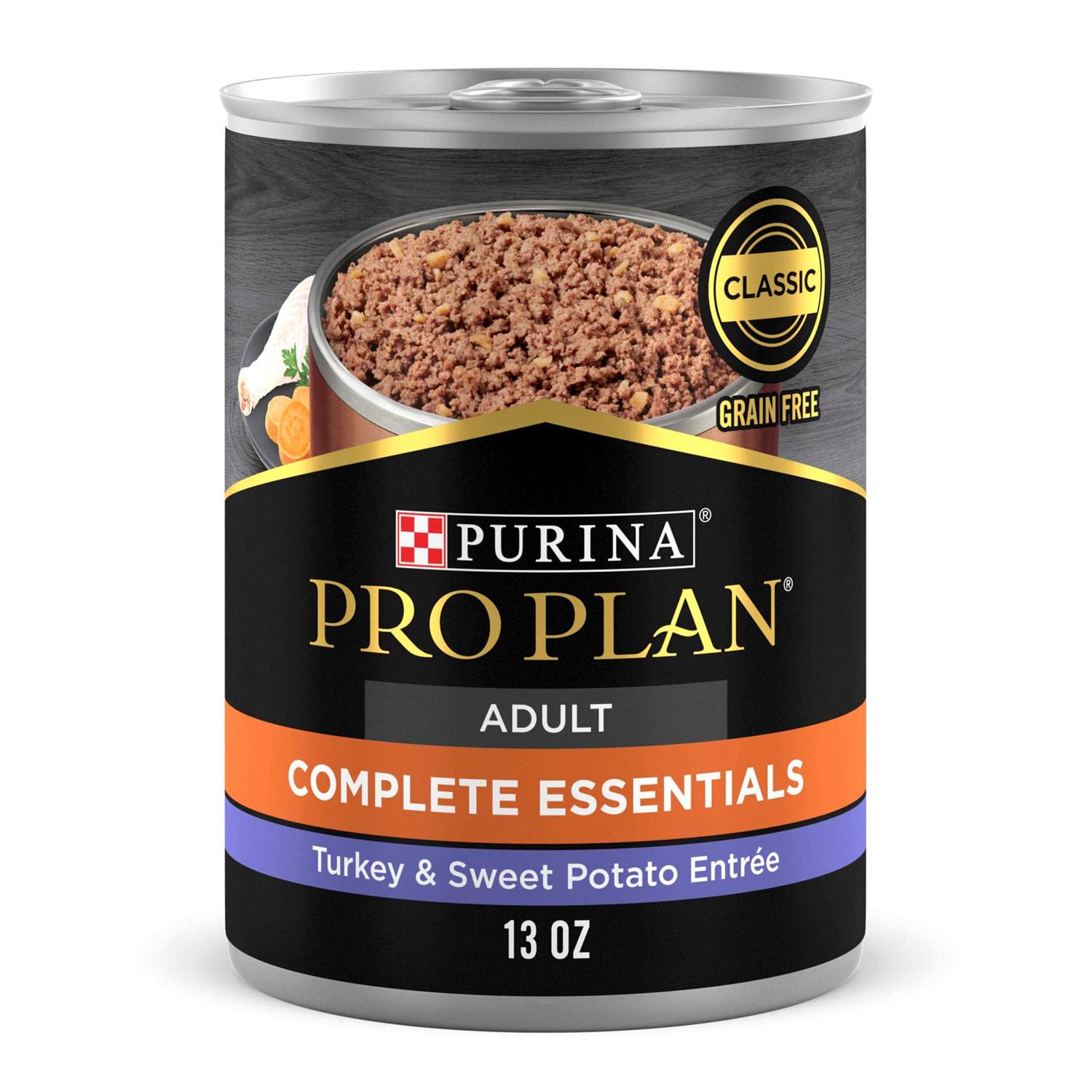Purina Pro Plan Savor Adult Grain-Free Classic Turkey & Sweet Potato Entree Canned Dog Food - Pet Supplies online store