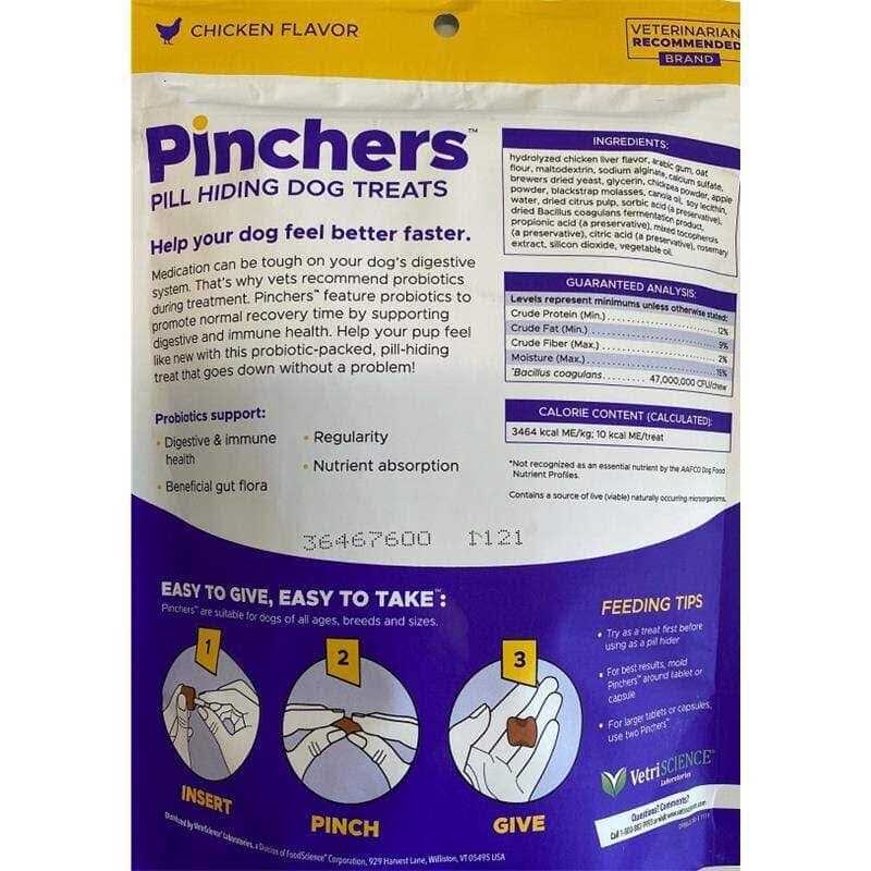 VetriScience Pinchers Pill Hiding Dog Treats - Pet Supplies online store