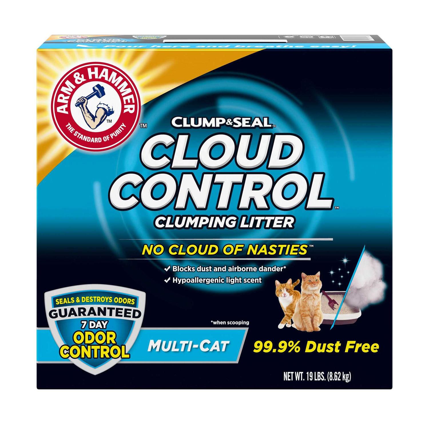 Arm & Hammer Cloud Control Clumping Multi-Cat Litter - Pet Supplies online store