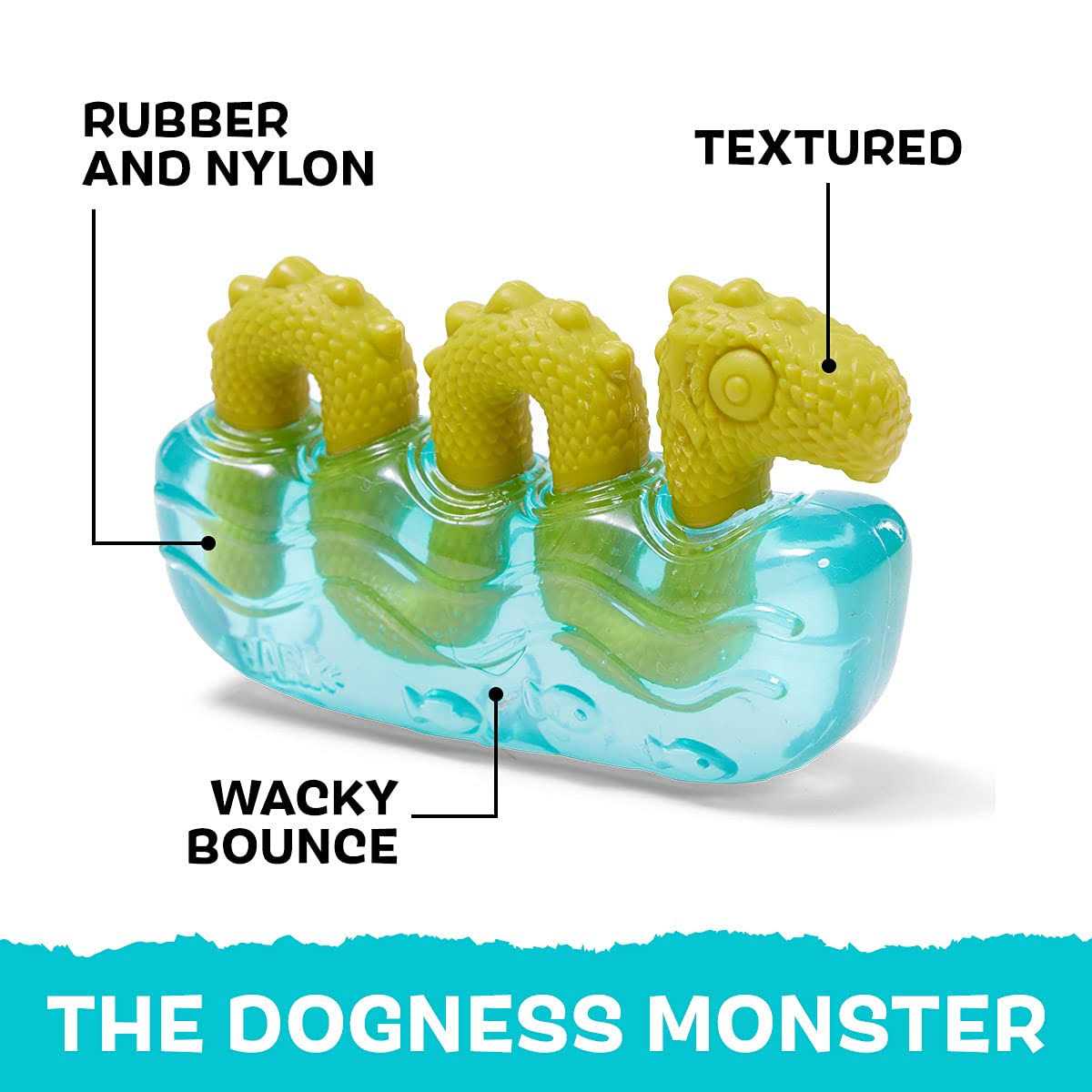 Barkbox Tough Dog Toys & Chews for Aggressive Chewers Durable Rubber & Nylon Super Chewer Treat Dispensing - Pet Supplies online store