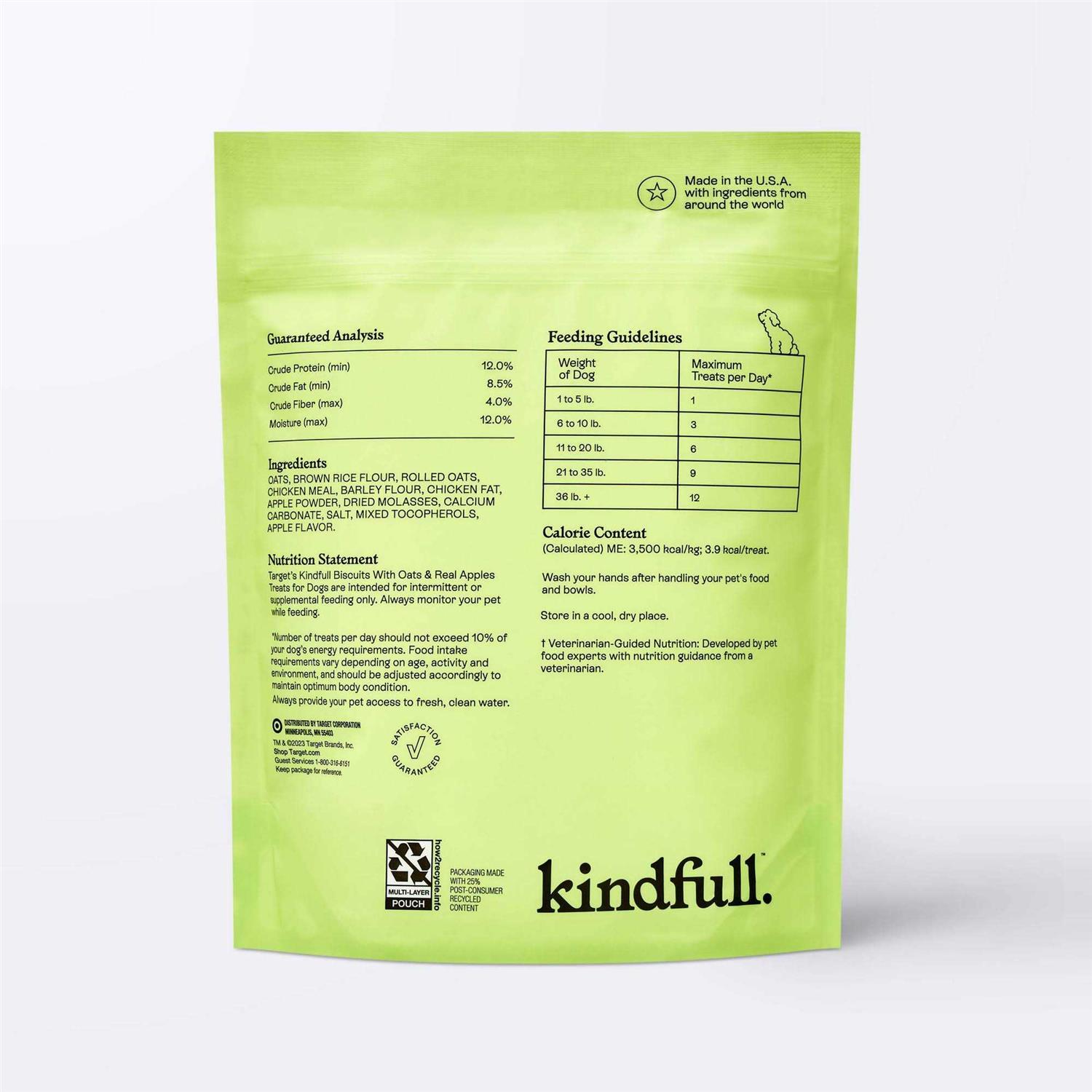 Kindfull Biscuit with Oats and Real Dog Treats - Pet Supplies online store