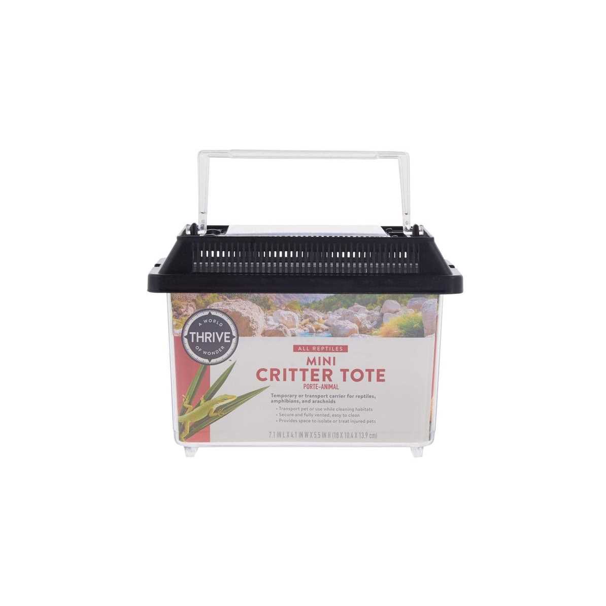 Thrive Critter Reptile Tote - Pet Supplies online store