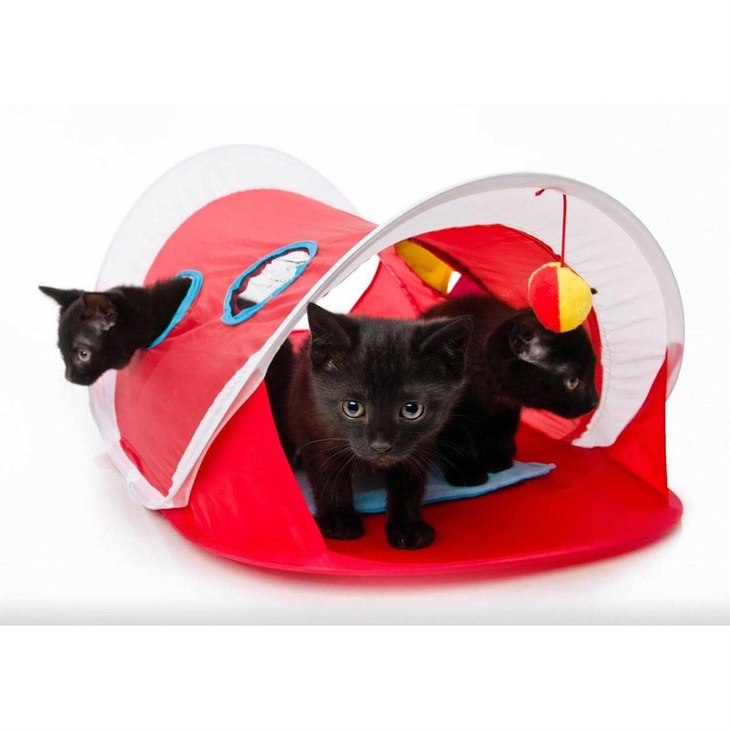 Hartz Just For Cats Peek & Play Pop-up Tent Cat Toy - Pet Supplies online store