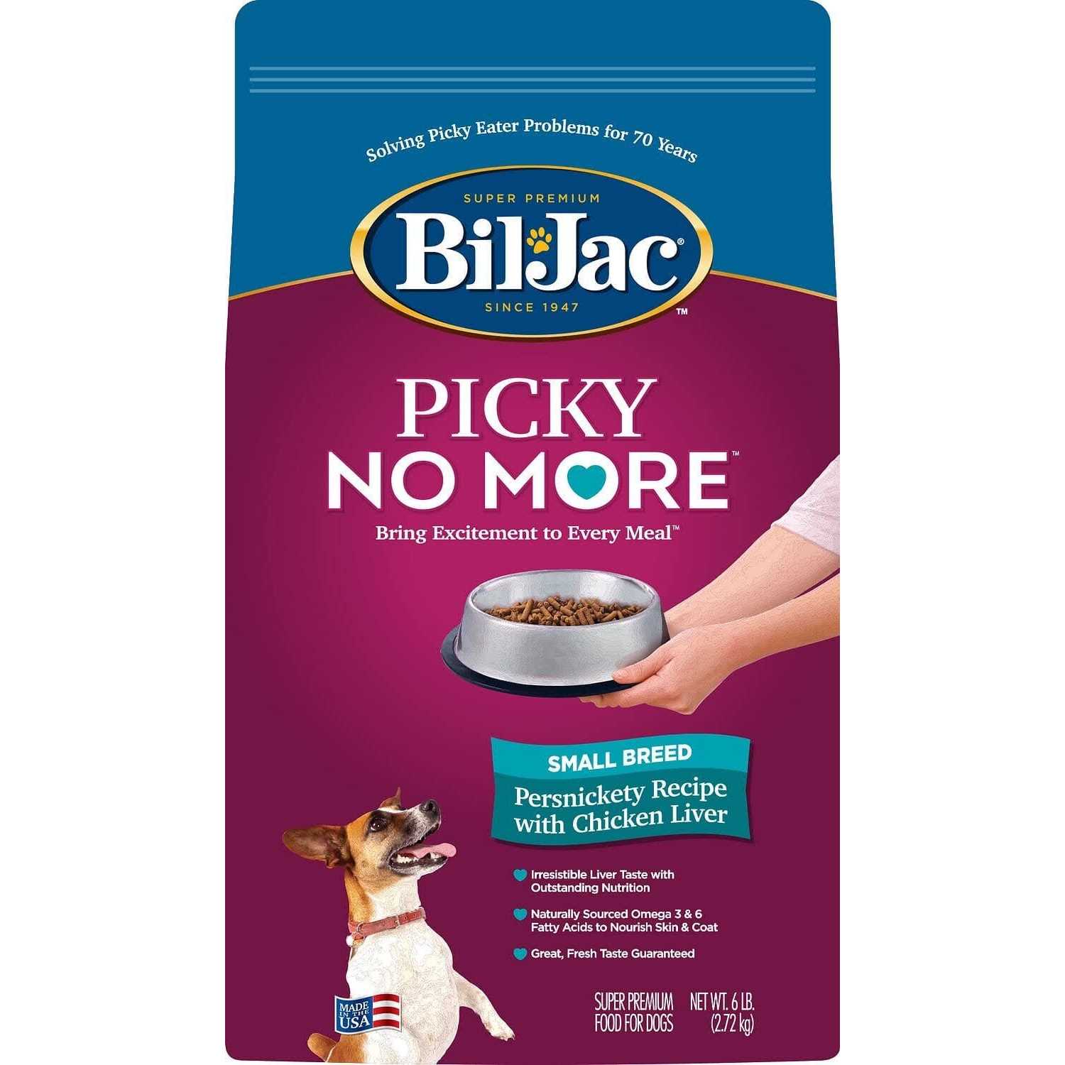 Bil-Jac Picky No More Breed Chicken Liver Recipe Dry Dog Food - Pet Supplies online store