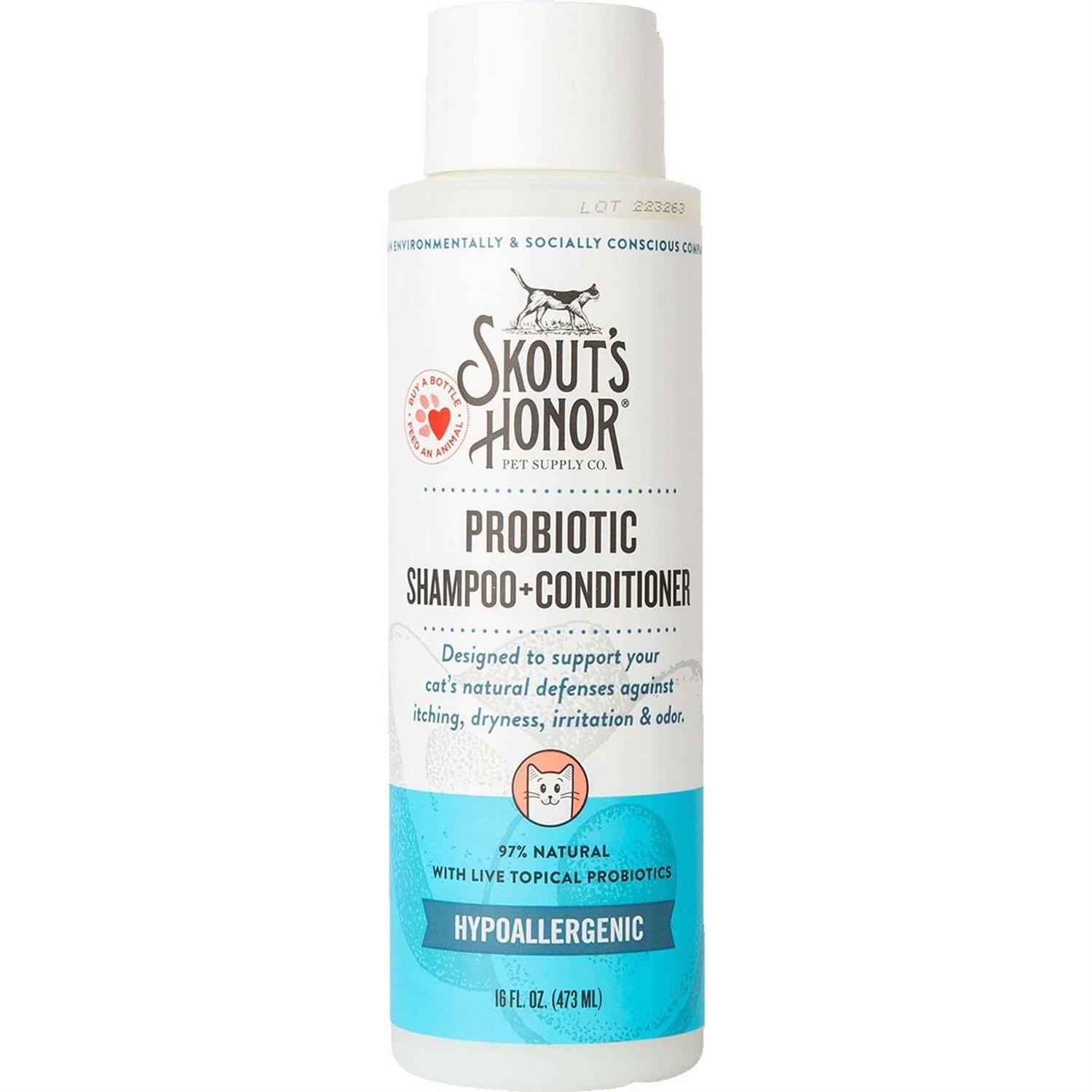 Skout's Honor Probiotic Cat Shampoo Conditioner - Pet Supplies online store