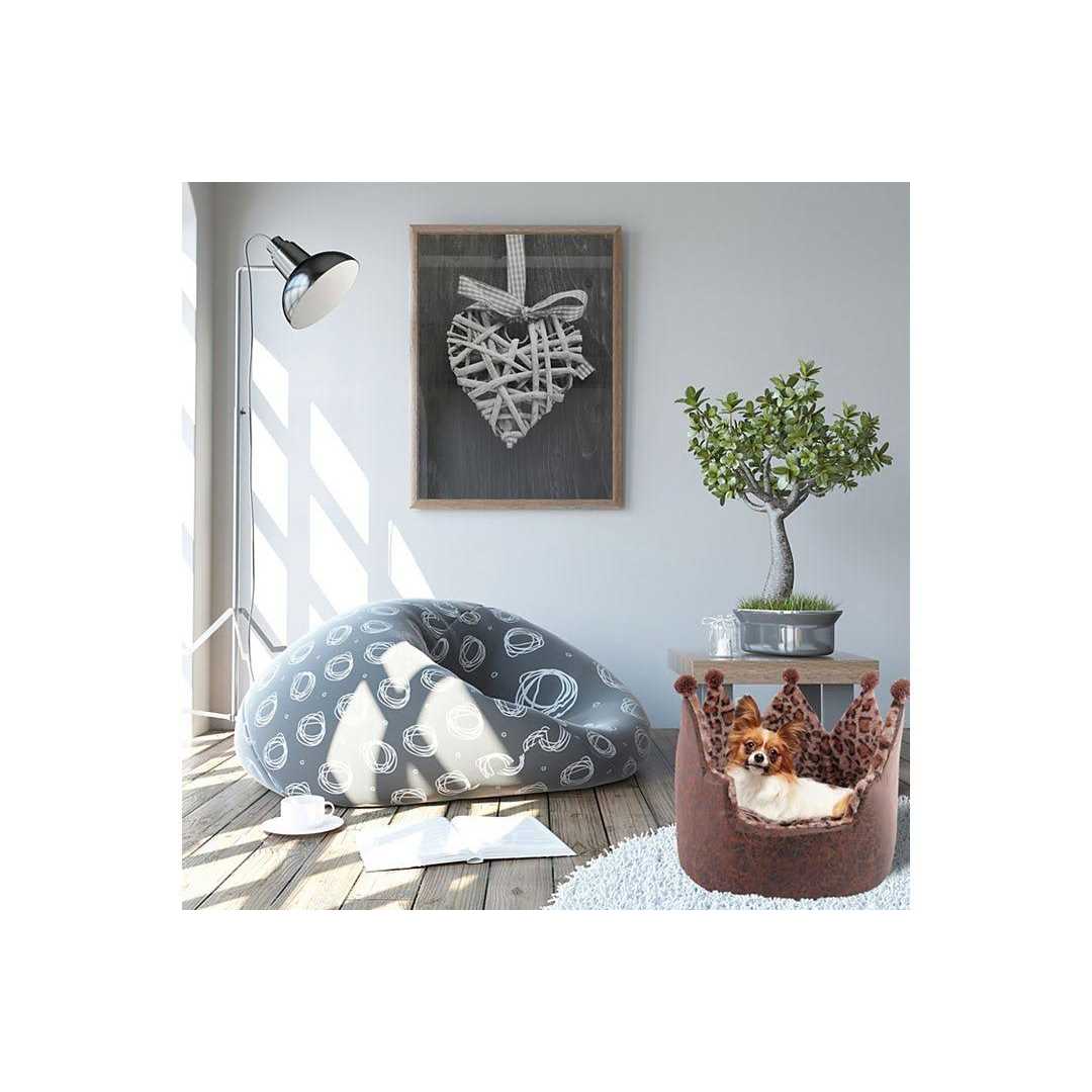 Precious Tails Leopard Crown Bed - Pet Supplies online store