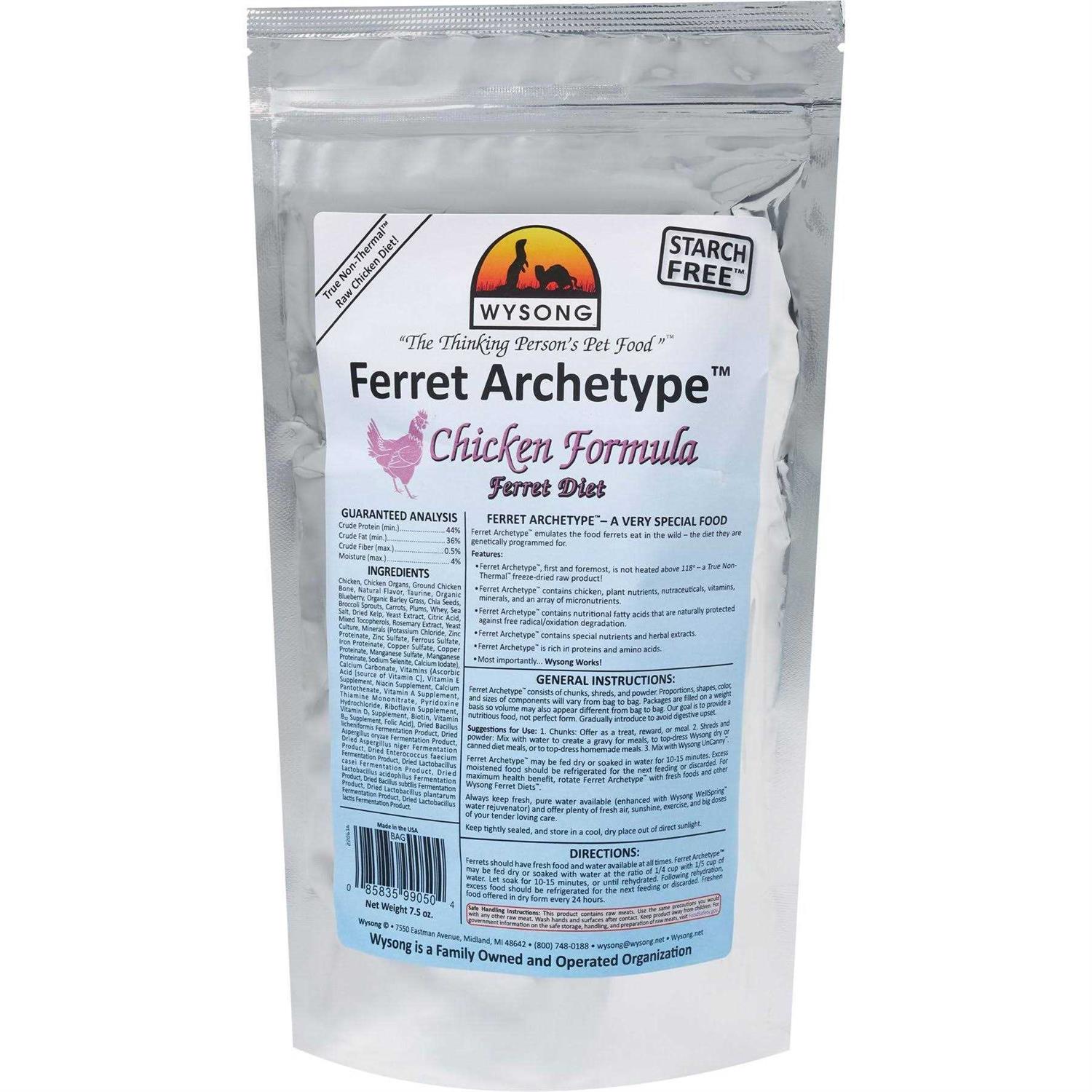 Wysong Ferret Archetype Formula - Pet Supplies online store