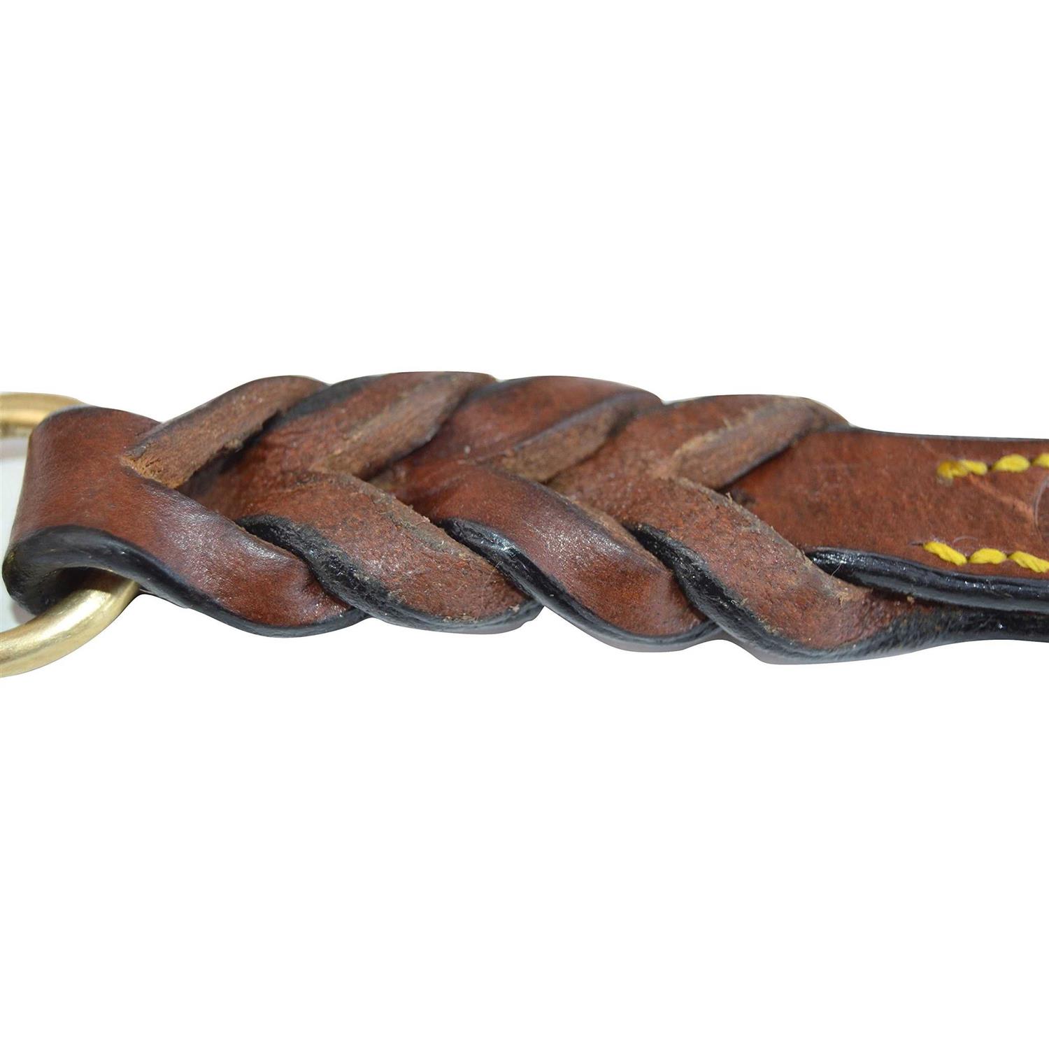 Soft Touch Collars Leather Braided Dog Leash - Pet Supplies online store