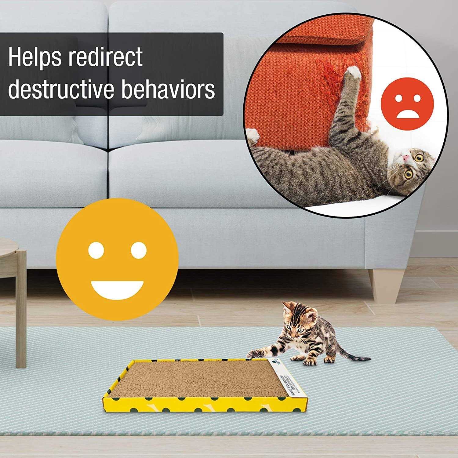 OurPets Cosmic Catnip Double-Wide Cat Scratcher - Pet Supplies online store