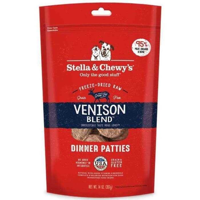 Stella & Chewy's Dog Freeze Dried Food Dinner Patties Venison Blend - Pet Supplies online store
