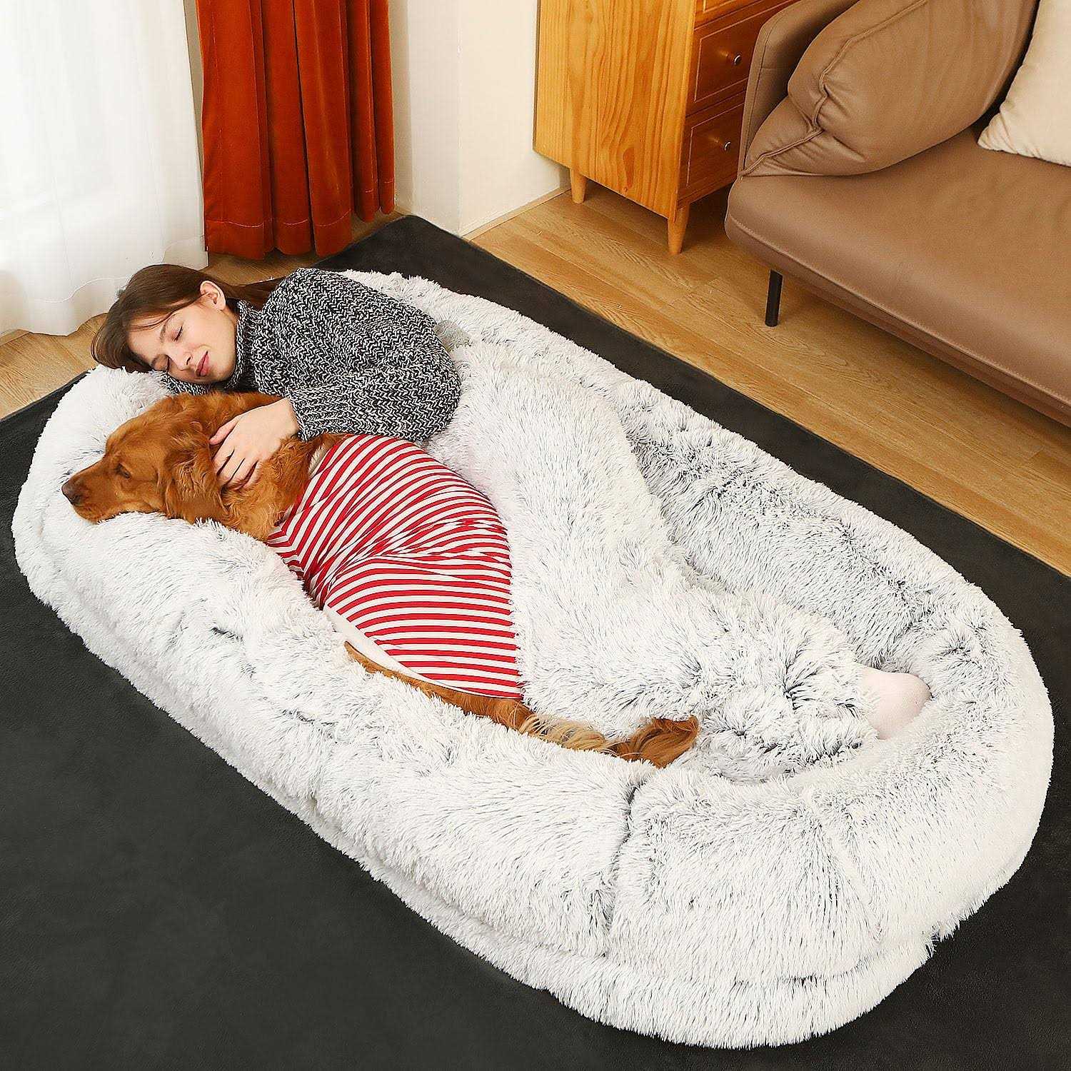 FZYSFZ Human Dog Bed, 71x45x12 Orthopedic Washable Humans Size Dog Bed Fits People and Pets - Pet Supplies online store