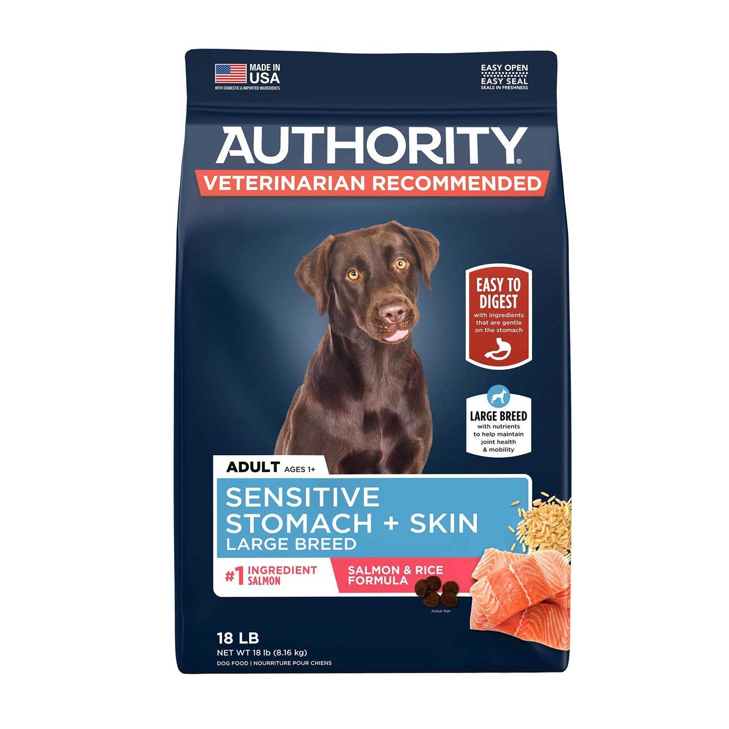 Authority Sensitive Stomach and Skin Large Breed All Life Stage Dry Dog Food - Pet Supplies online store