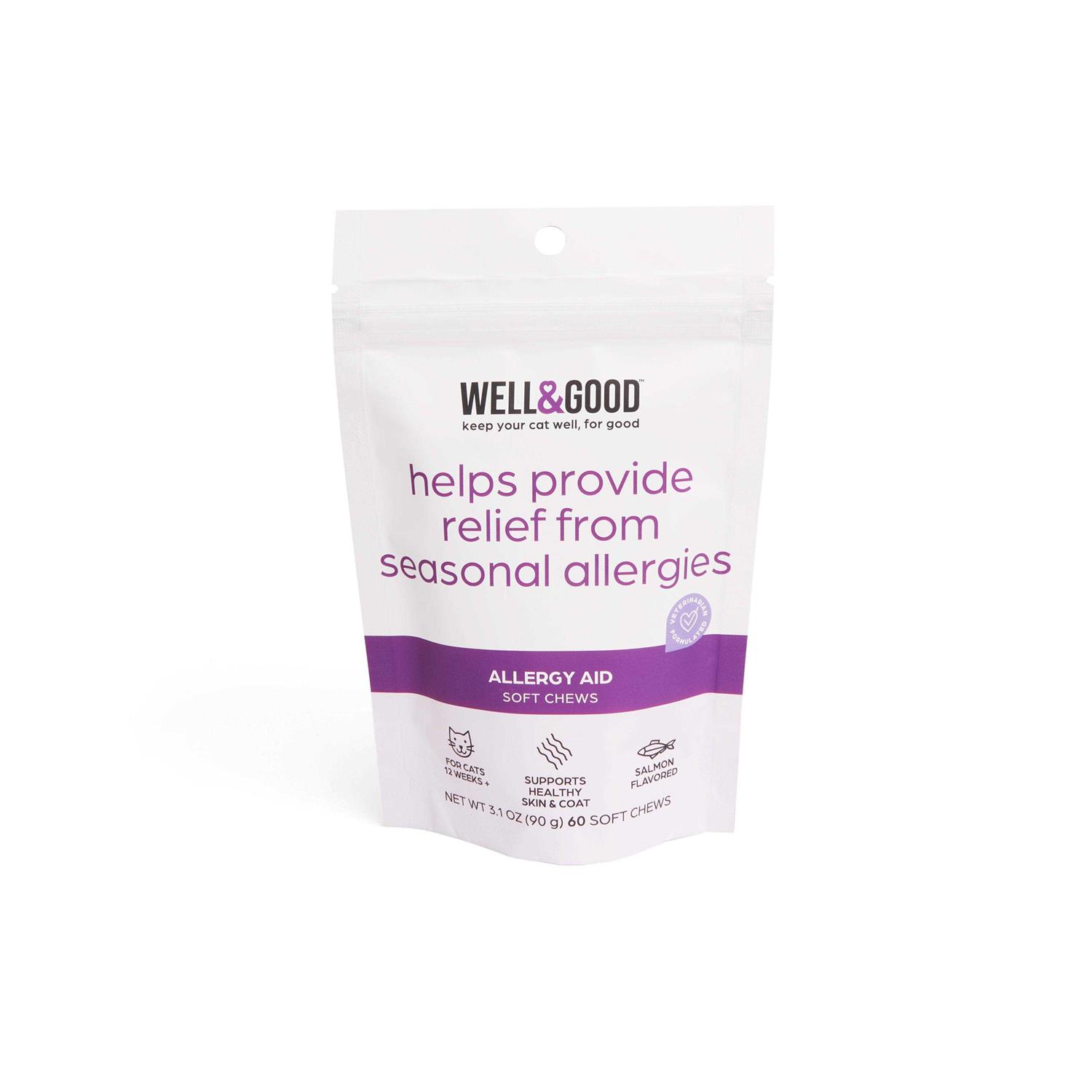 Well & Good Cat Allergy Soft Chews - Pet Supplies online store