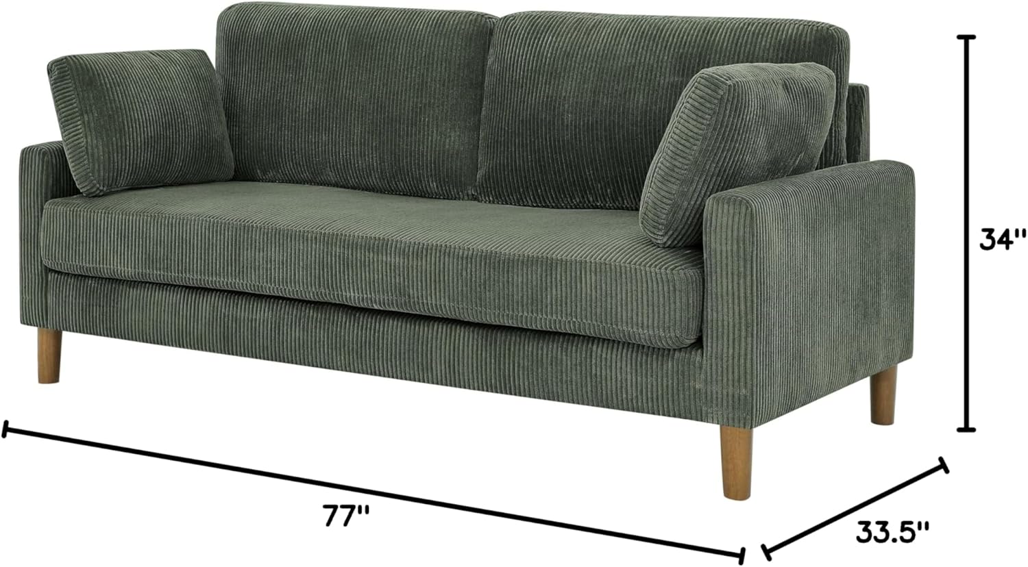 D5773-S Sofas, Green