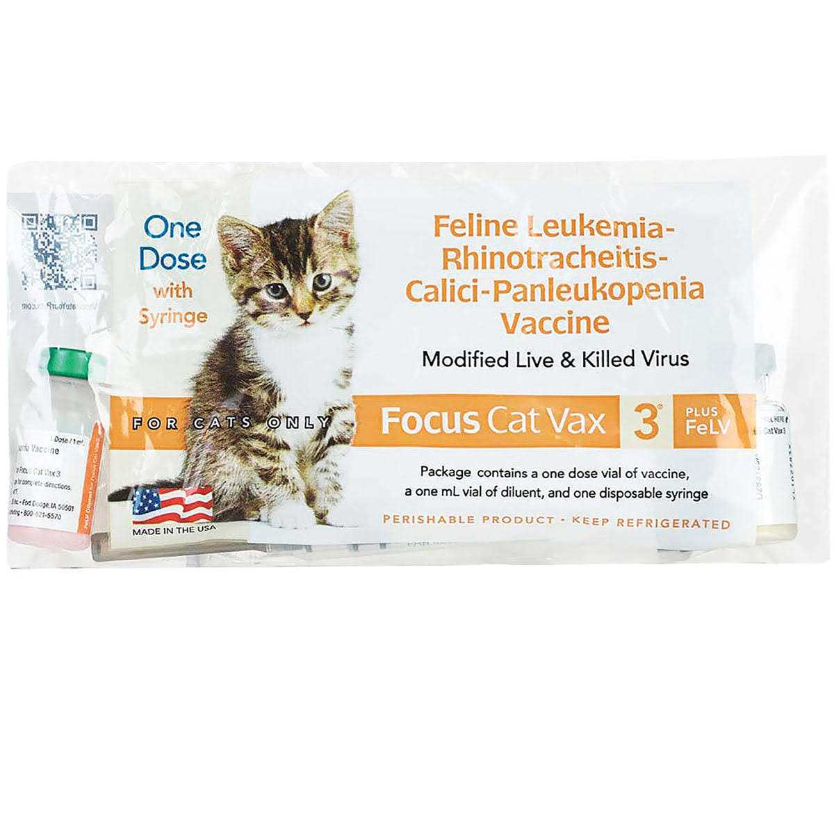 Spectra Focus Cat Vax 3 Plus FeLV - Pet Supplies online store