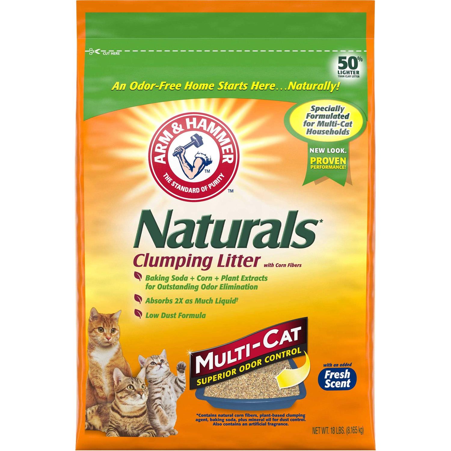 Arm & Hammer Naturals Multi-Cat Litter - Pet Supplies online store