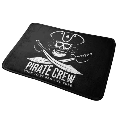 Be Captain and Pirate Ultra Soft Area Rug for Living Room Indoor Decoration Non Slip Carpet Bedroom Mat Nursery Office Home Decor